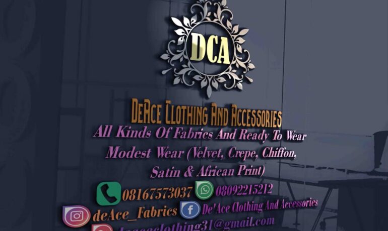 DeAce Clothing and Accessories