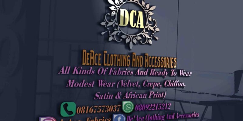 DeAce Clothing and Accessories