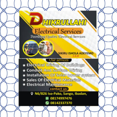 Dhikrullahi Electrical Services