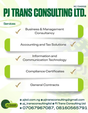 PJ TRANS CONSULTING LIMITED