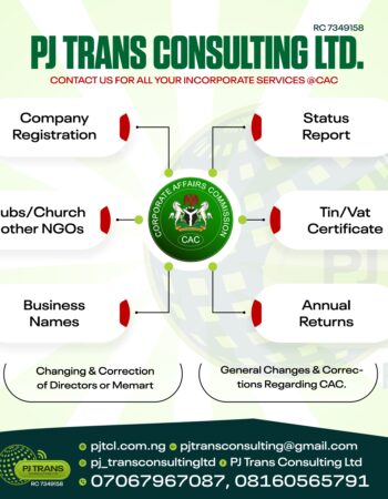 PJ TRANS CONSULTING LIMITED