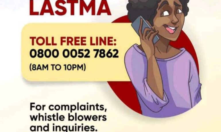 LASTMA Toll Free Line