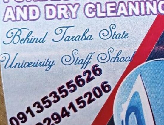 Fuhdessy Laundry and Dry Cleaning Services, ATC Jalingo 