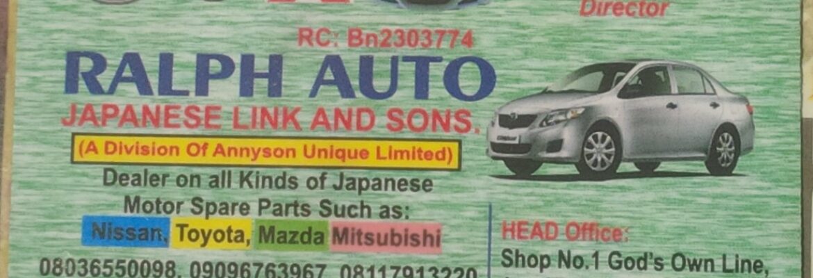 Ralph Auto Japanese Link and Sons