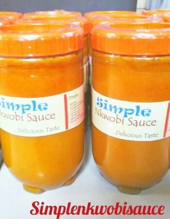 Simple Nkwobi Sauce 