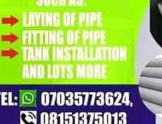 Abeeb R Oluwatomi Plumbing Work