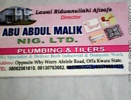 Abu Abdul Malik Plumbing Engineer