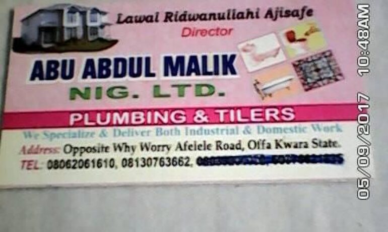 Abu Abdul Malik Plumbing Engineer