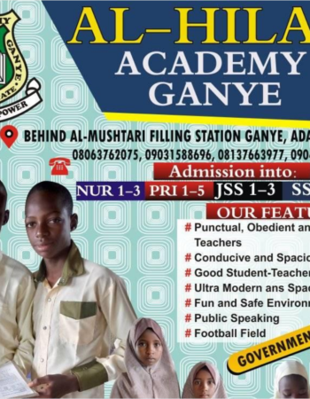 Al-Hilal Academy Ganye, Adamawa State 