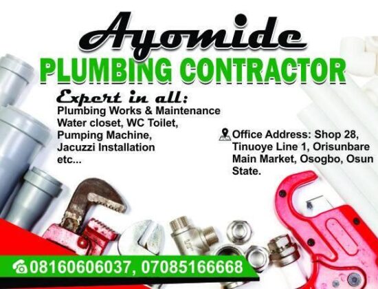 Ayomide Plumbing Contractor