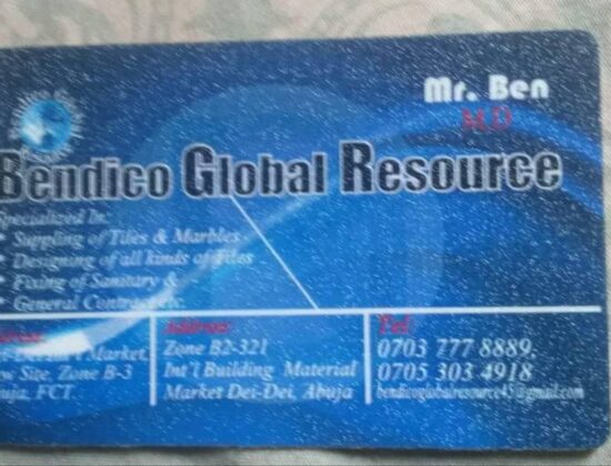 Bendico Global Resource Limited