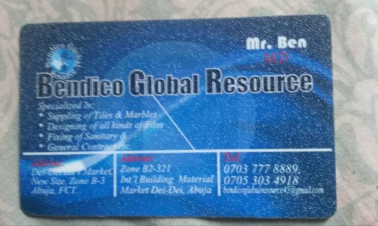 Bendico Global Resource Limited