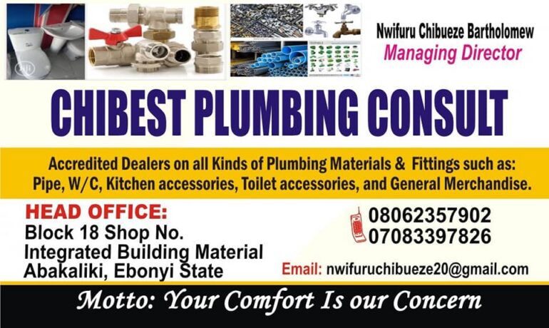Chibest Plumbing Consult