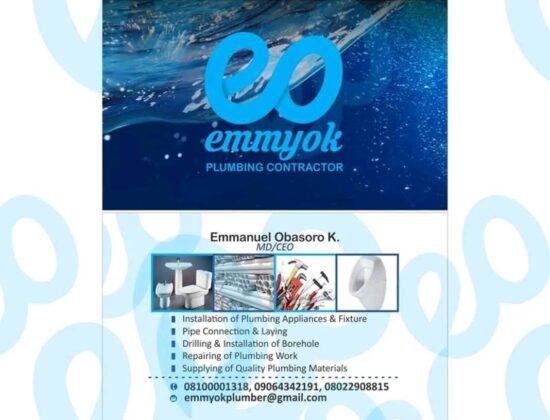 Emmyok Plumbing Contractor