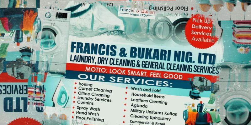 Francis & Bukari Nigeria Limited Laundry, Dry Cleaning & General Cleaning Service