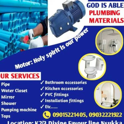 God is Able Plumbing Materials