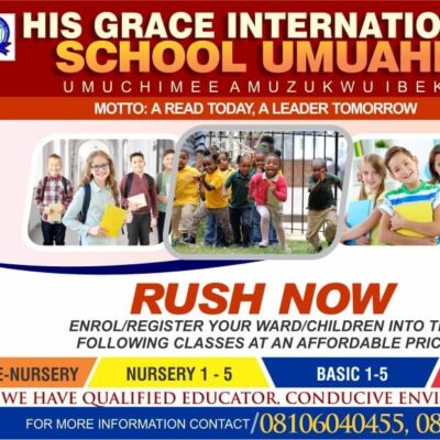 HIS GRACE INTERNATIONAL SCHOOL UMUAHIA 