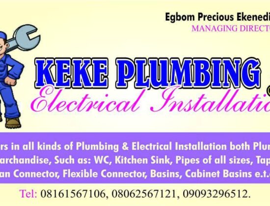 KeKe Plumbing Installation & Maintenance Services  (Celebrity Plumber Man)