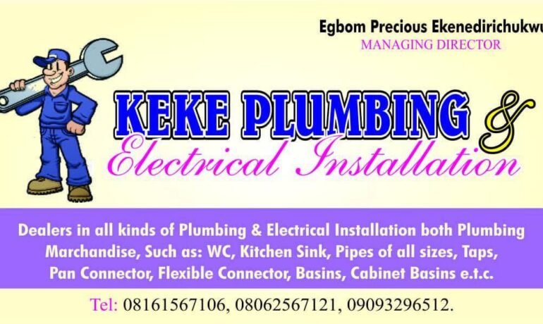 KeKe Plumbing Installation & Maintenance Services  (Celebrity Plumber Man)