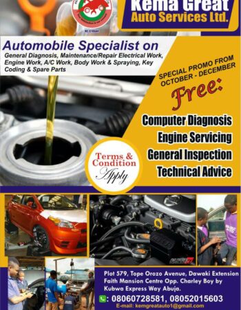 Kema Great Auto Services Limited