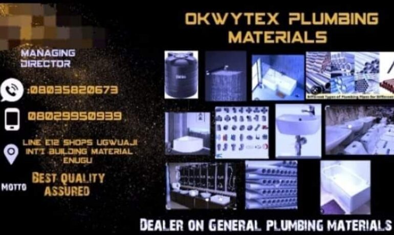 Okwytex General Plumbing Materials 