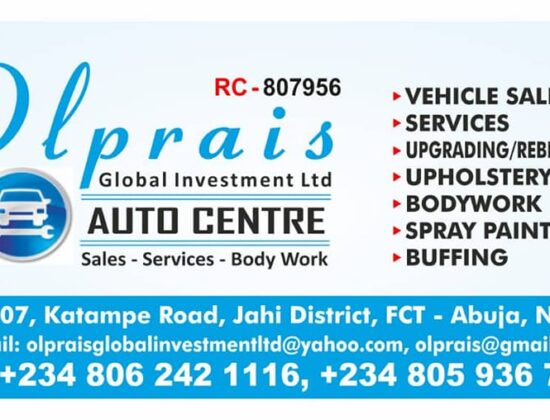 Olprais Global Investment Limited – Auto Centre