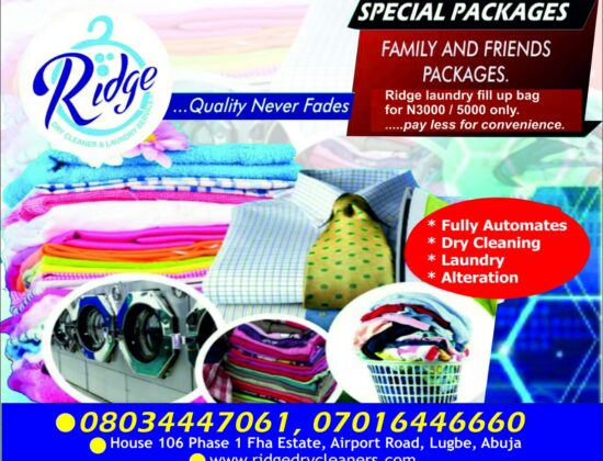 Ridge Dry Cleaners and Laundry Services 