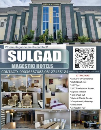 Sulgad Majestic Hotel Bauchi 