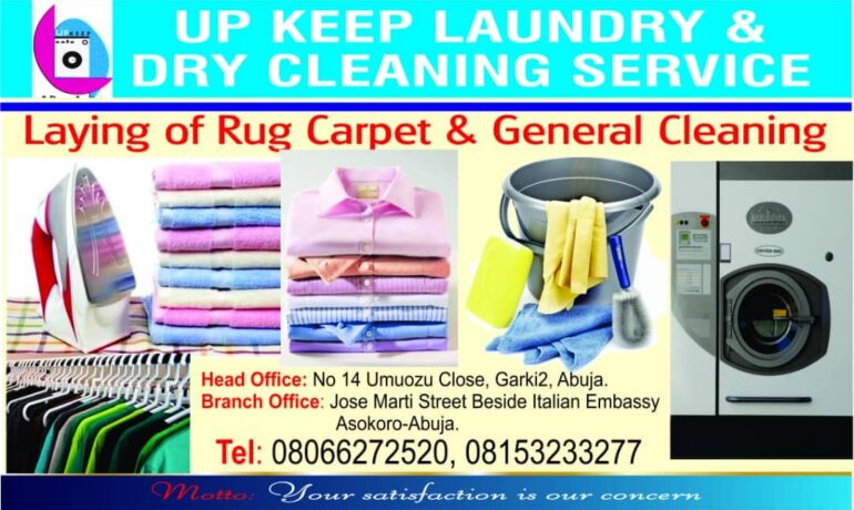 Upkeep Laundry and Dry Cleaning Services
