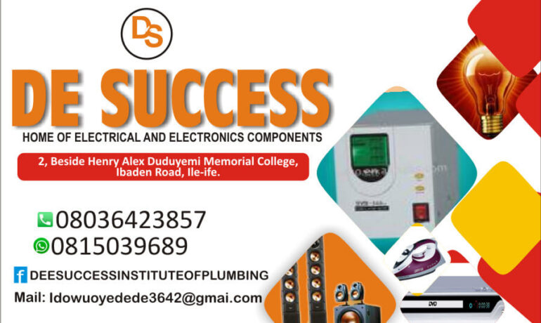 Dee Success Institute Of Plumbing 