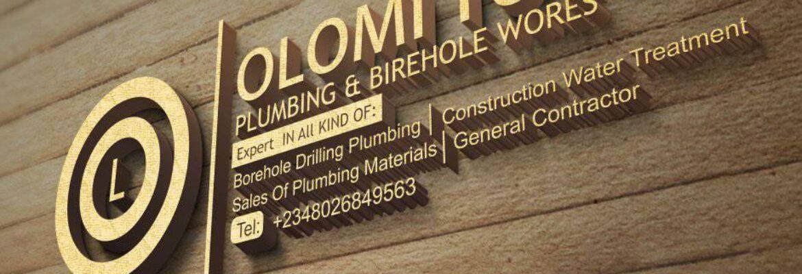 Olomi Tutu Plumbing and Bore Hole Work