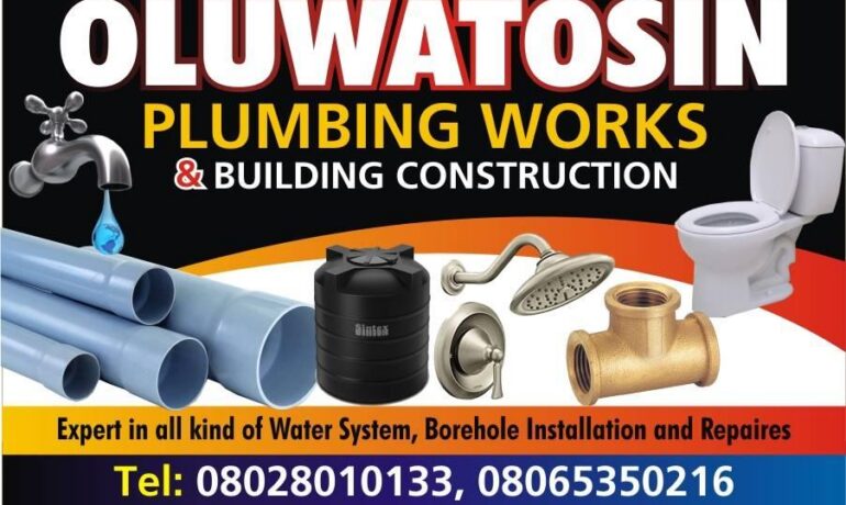 Oluwatosin Plumbing Work