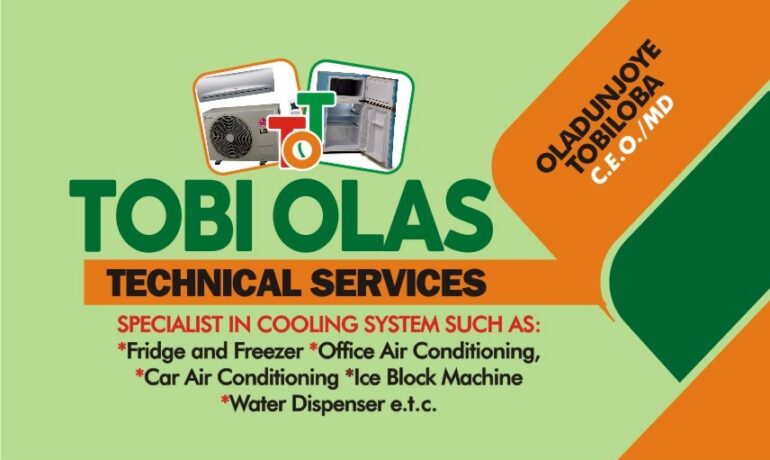 Tobi Olas Teach Services Air Conditioner Engineering