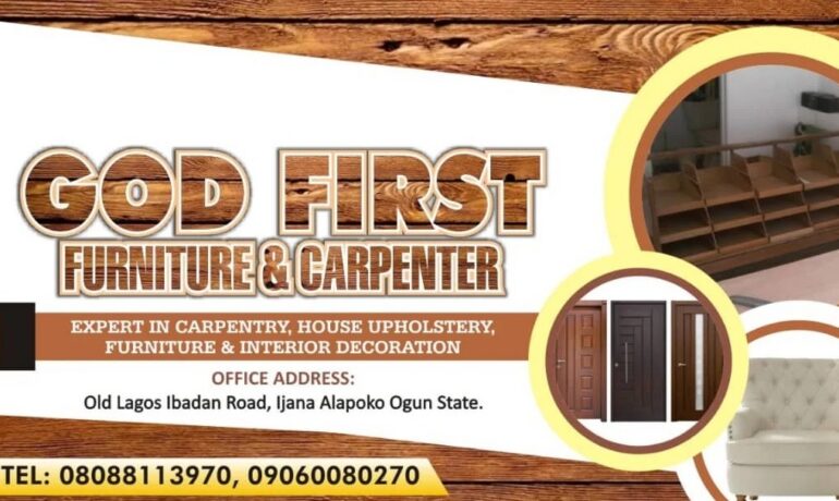 God First Furniture and Carpentry work