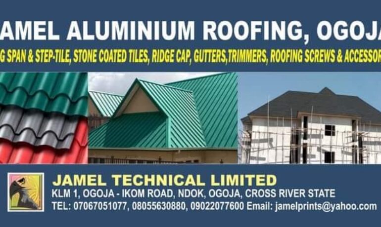 Jamel Aluminium Roofing, Ogoja