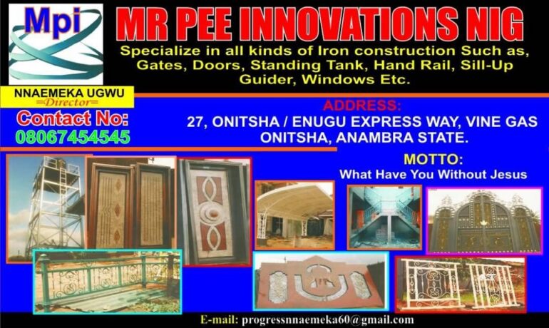 Mr Pee Innovation Nig – Nasco Welding Construction Company