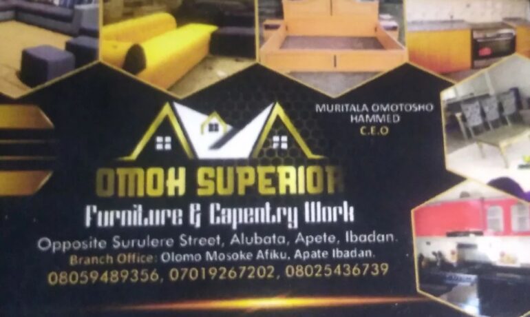 OMOH SUPERIOR Furniture and Carpentry Works