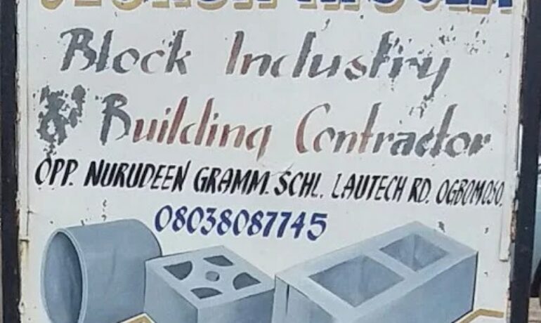 Olorun Ni Sola Block Industry & Building Contractor