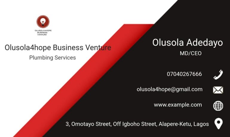 Olusola4hope Business Venture