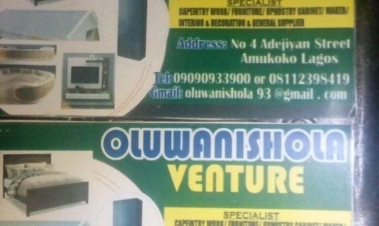 Oluwanishola Furniture & Carpenter
