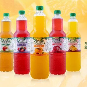 Sosa Fruit Drink (Large) 6 BOTTLES - 1L EACH