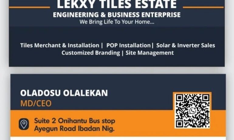 Lekxy Tiles Estate Engineering and Business Enterprise