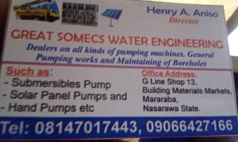 Great Somecs Water Engineering