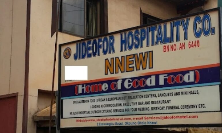 Jideofor Hospitality Company Nnewi
