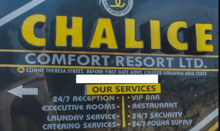 Chalice Comfort Resort LTD