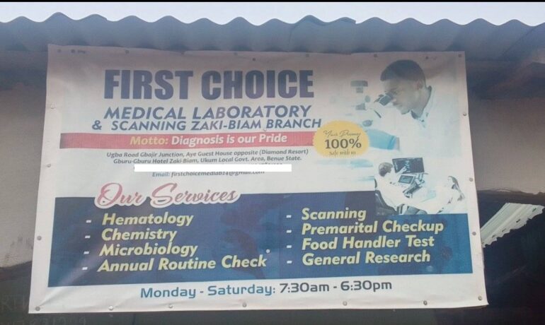 FIRST CHOICE MEDICAL LABORATORY ZAKI-BIAM