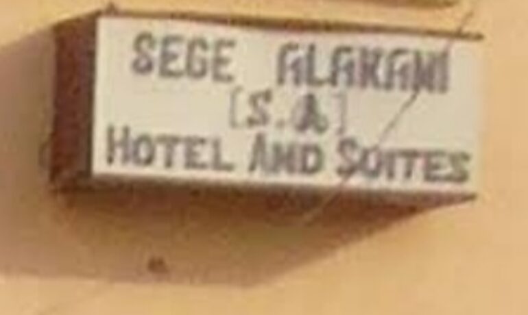 SA, SEGE ALAKANI HOTEL AND SUITES – Sege Alakani (S.A) Hotel & Suites