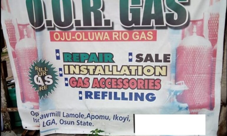 Oju Oluwa Rio Gas Enterprises – O O R GAS